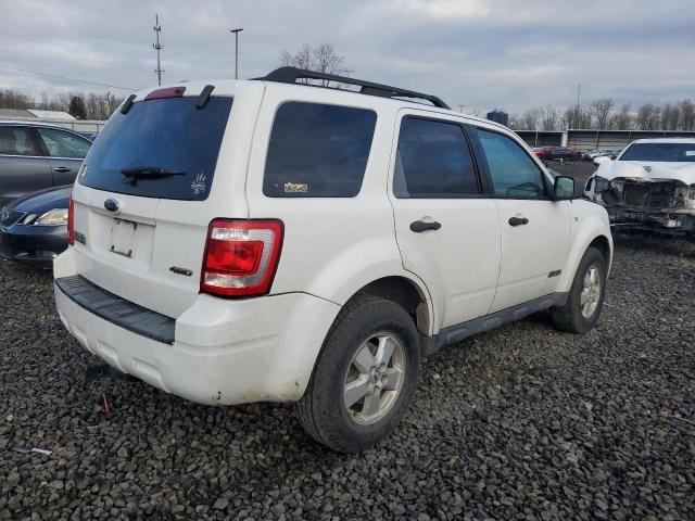 1FMCU93138KD05417 - 2008 FORD ESCAPE XLT WHITE photo 3