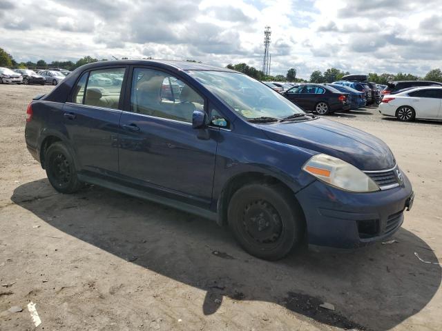 3N1BC11EX7L435768 - 2007 NISSAN VERSA S BLUE photo 4