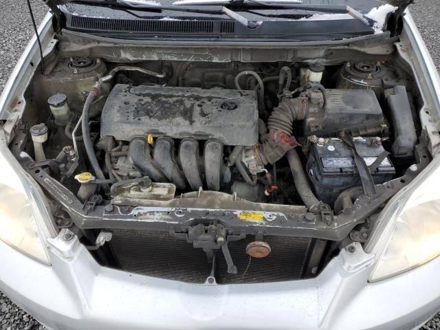 2T1KR32E27C670738 - 2007 TOYOTA COROLLA MA XR SILVER photo 11