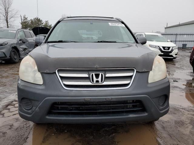 JHLRD788X5C805219 - 2005 HONDA CR-V EX GRAY photo 5