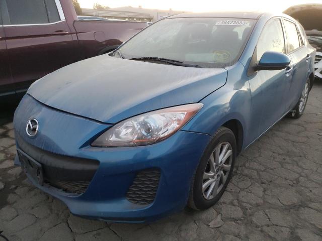 JM1BL1L88C1611206 - 2012 MAZDA 3 I BLUE photo 1