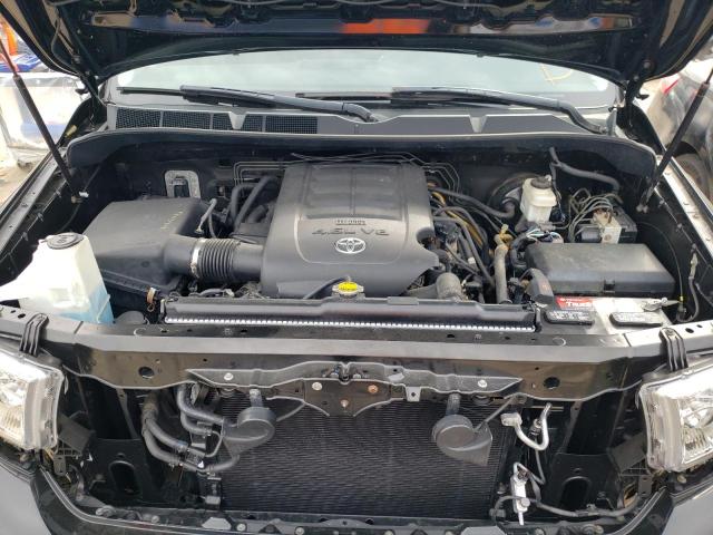 5TFUM5F13BX018344 - 2011 TOYOTA TUNDRA DOUBLE CAB SR5 BLACK photo 11