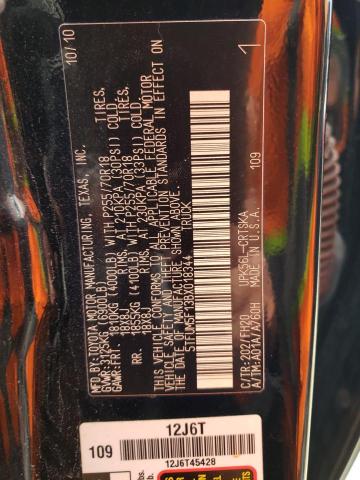 5TFUM5F13BX018344 - 2011 TOYOTA TUNDRA DOUBLE CAB SR5 BLACK photo 13