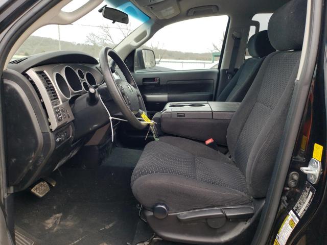 5TFUM5F13BX018344 - 2011 TOYOTA TUNDRA DOUBLE CAB SR5 BLACK photo 7