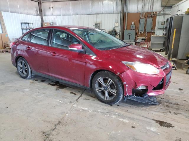 1FADP3F20EL398958 - 2014 FORD FOCUS SE BURGUNDY photo 4