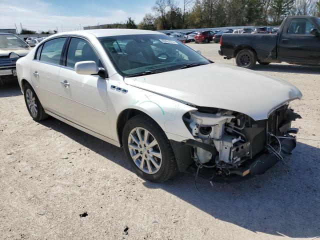 1G4HJ5EM6BU115718 - 2011 BUICK LUCERNE CXL WHITE photo 4