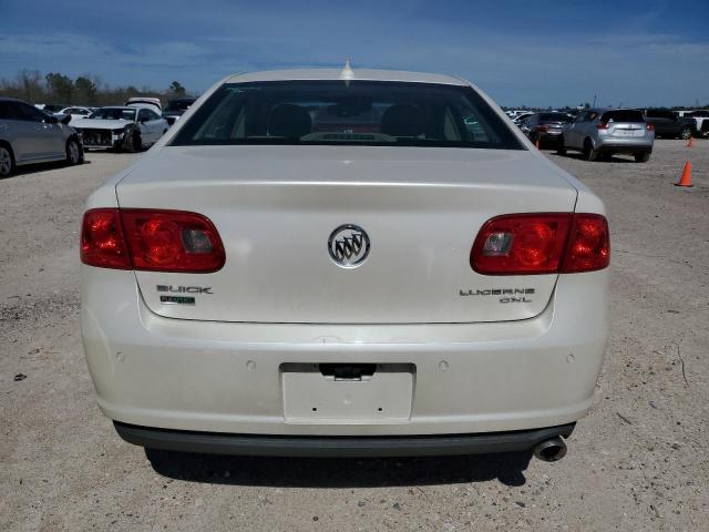 1G4HJ5EM6BU115718 - 2011 BUICK LUCERNE CXL WHITE photo 6