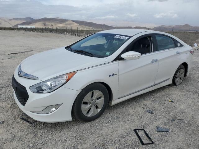 KMHEC4A44DA099312 - 2013 HYUNDAI SONATA HYBRID WHITE photo 1