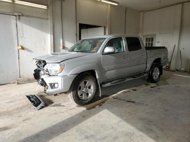 3TMLU4EN3DM116938 - 2013 TOYOTA TACOMA DOUBLE CAB SILVER photo 1