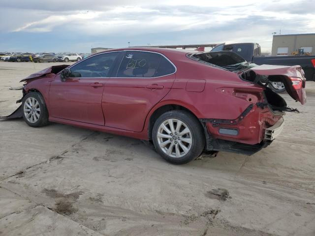 4T1B11HK7KU794780 - 2019 TOYOTA CAMRY L RED photo 2