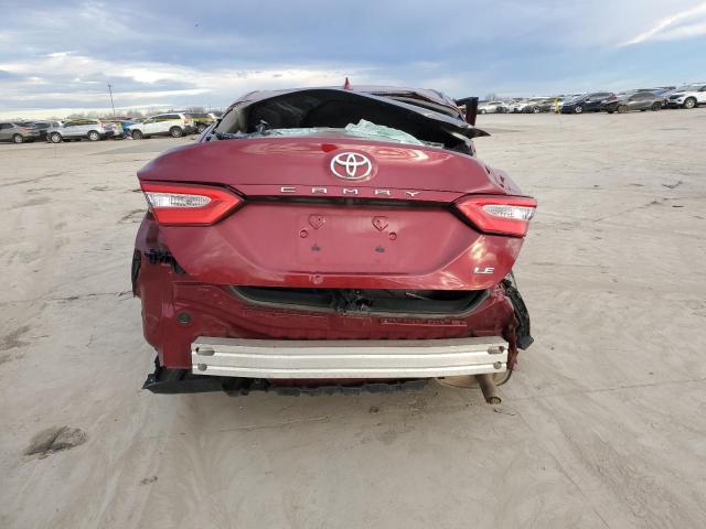 4T1B11HK7KU794780 - 2019 TOYOTA CAMRY L RED photo 6