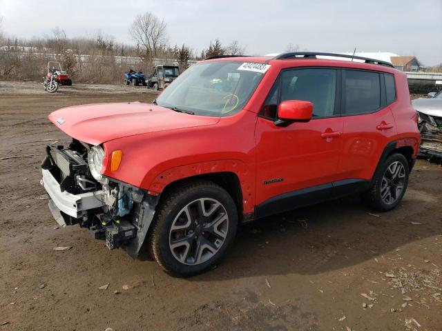 ZACCJABB9JPJ04574 - 2018 JEEP RENEGADE LATITUDE RED photo 1