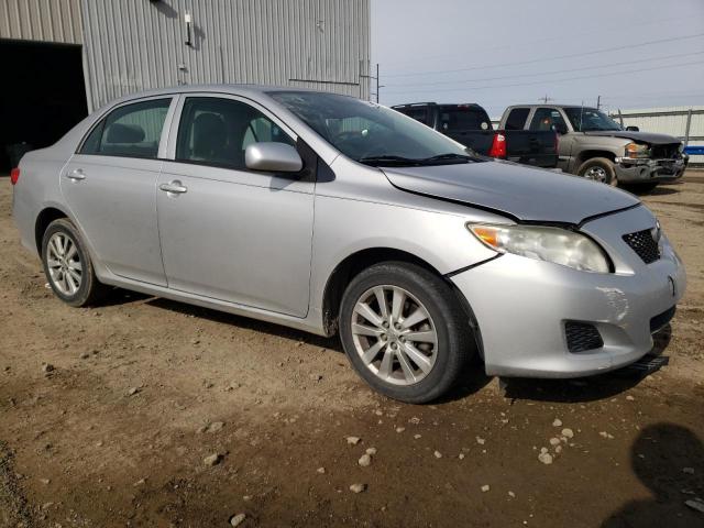 1NXBU4EE7AZ275363 - 2010 TOYOTA COROLLA BASE SILVER photo 4