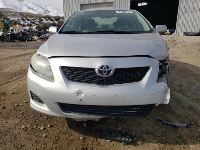1NXBU4EE7AZ275363 - 2010 TOYOTA COROLLA BASE SILVER photo 5