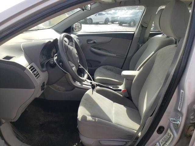 1NXBU4EE7AZ275363 - 2010 TOYOTA COROLLA BASE SILVER photo 7