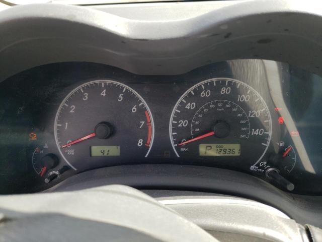 1NXBU4EE7AZ275363 - 2010 TOYOTA COROLLA BASE SILVER photo 9