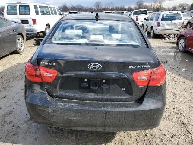 KMHDU46D09U806171 - 2009 HYUNDAI ELANTRA GLS BLACK photo 6