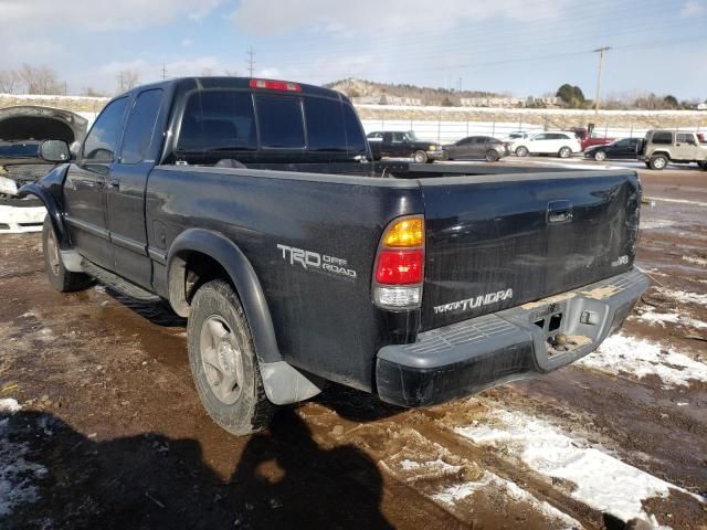 5TBRT38152S238528 - 2002 TOYOTA TUNDRA ACCESS CAB LIMITED BLACK photo 2