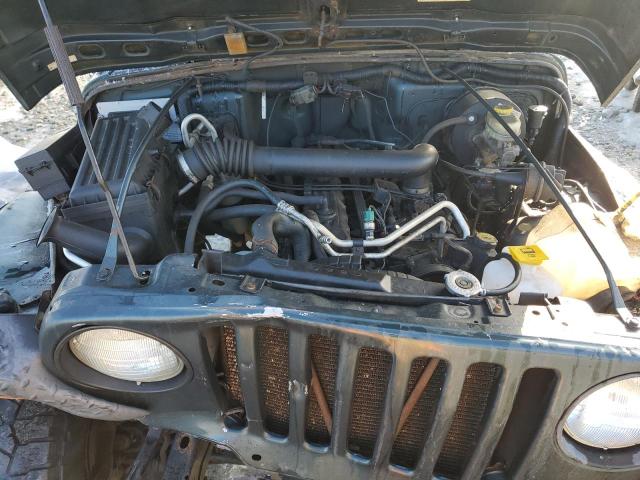 1J4FA39S66P711628 - 2006 JEEP WRANGLER X GREEN photo 11