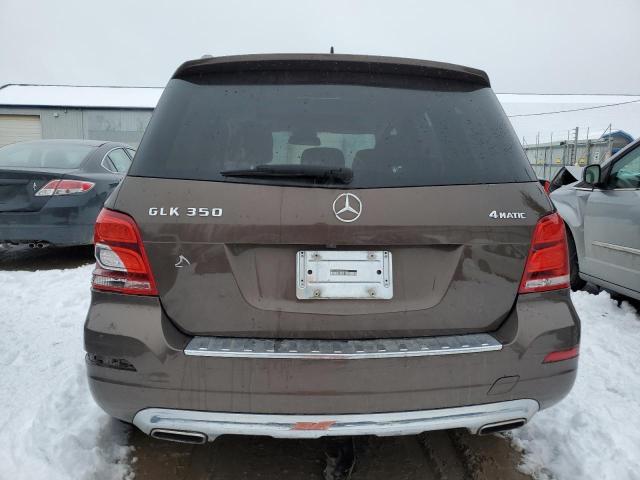 WDCGG8JBXEG206220 - 2014 MERCEDES-BENZ GLK 350 4MATIC BROWN photo 6