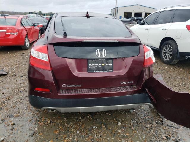 5J6TF2H5XEL002166 - 2014 HONDA CROSSTOUR EXL ბურგუნდია ფოტო 6
