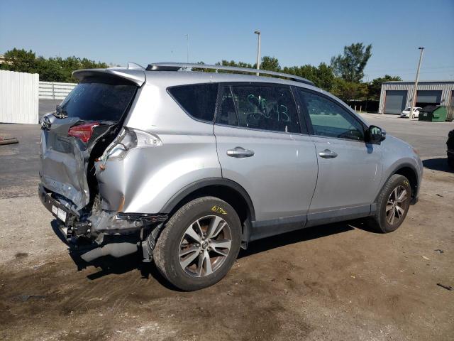 2T3WFREV3HW334080 - 2017 TOYOTA RAV4 XLE SILVER photo 3