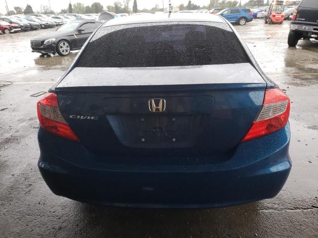 2HGFB2F53CH561099 - 2012 HONDA CIVIC LX BLUE photo 6