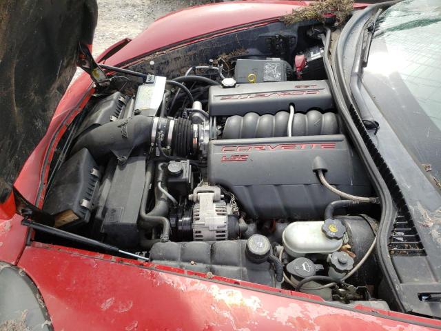 1G1YY26U765113840 - 2006 CHEVROLET CORVETTE RED photo 11