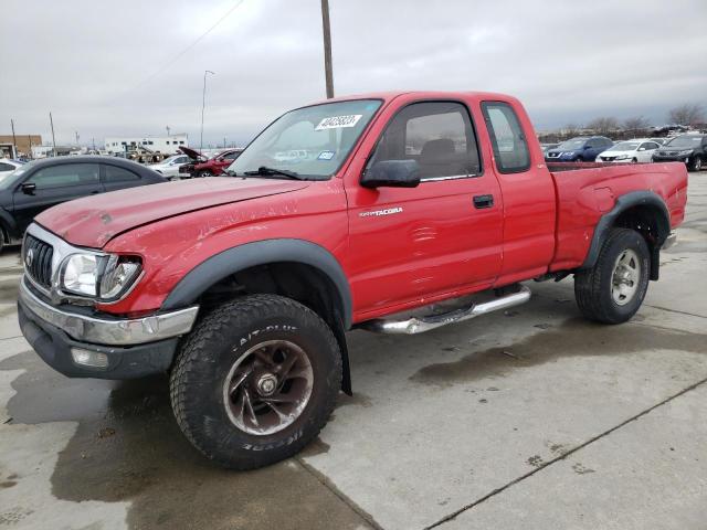 5TESM92N12Z089669 - 2002 TOYOTA TACOMA XTRACAB PRERUNNER RED photo 1