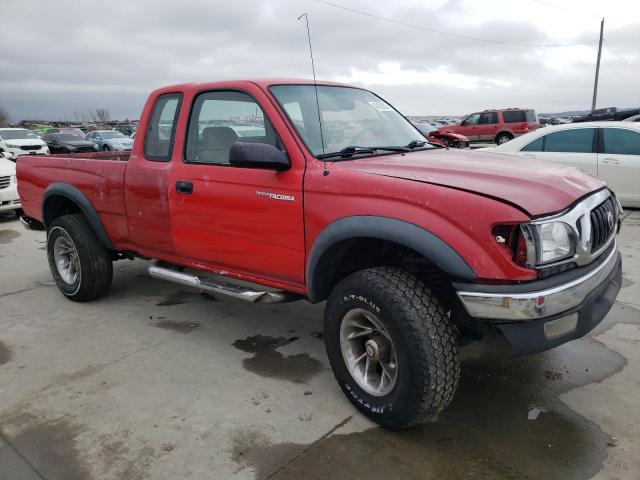 5TESM92N12Z089669 - 2002 TOYOTA TACOMA XTRACAB PRERUNNER RED photo 4