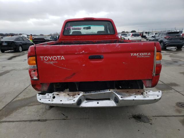 5TESM92N12Z089669 - 2002 TOYOTA TACOMA XTRACAB PRERUNNER წითელი ფოტო 6