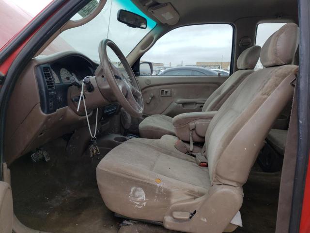5TESM92N12Z089669 - 2002 TOYOTA TACOMA XTRACAB PRERUNNER წითელი ფოტო 7