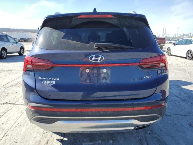 5NMS44AL1NH458490 - 2022 HYUNDAI SANTA FE LIMITED BLUE photo 6