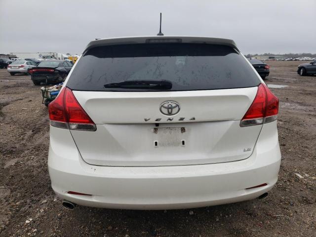 4T3ZK3BB5CU052192 - 2012 TOYOTA VENZA LE WHITE photo 6