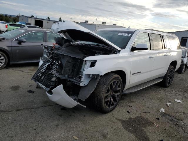 1GNSKHKC9KR187110 - 2019 CHEVROLET SUBURBAN K1500 LT WHITE photo 1