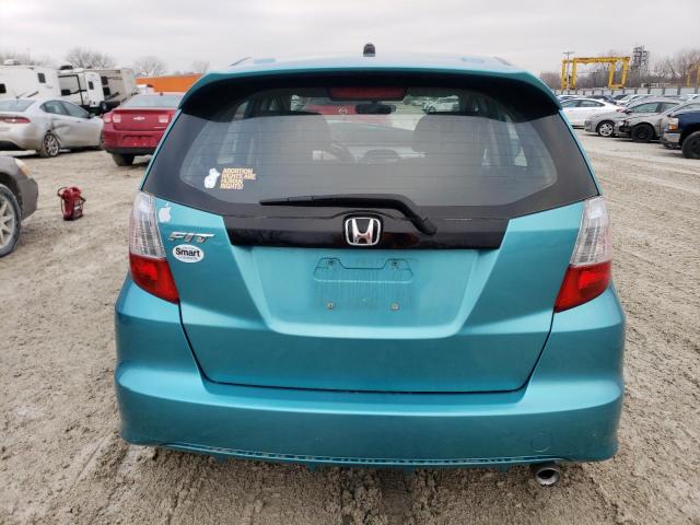 JHMGE8H50CC024184 - 2012 HONDA FIT SPORT TURQUOISE photo 6