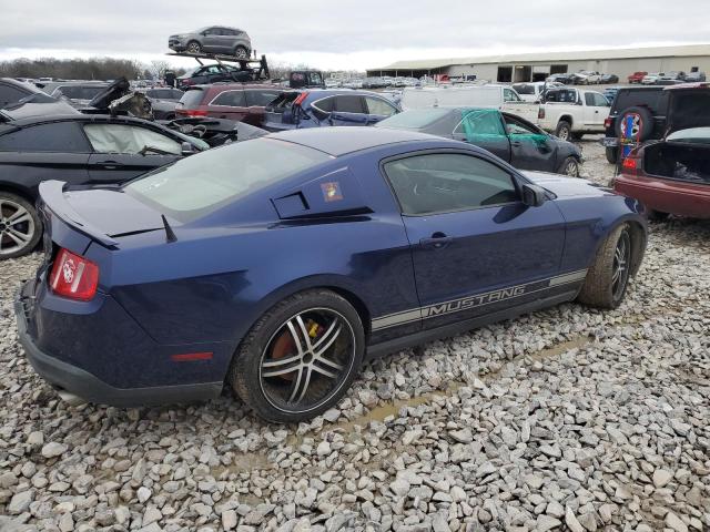 1ZVBP8AM4B5100898 - 2011 FORD MUSTANG BLUE photo 3