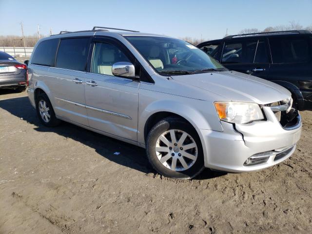 2C4RC1CG8CR395150 - 2012 CHRYSLER TOWN & COU TOURING L SILVER photo 4