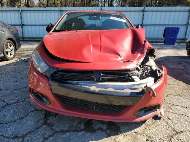 1C3CDFBB0FD415487 - 2015 DODGE DART SXT RED photo 5