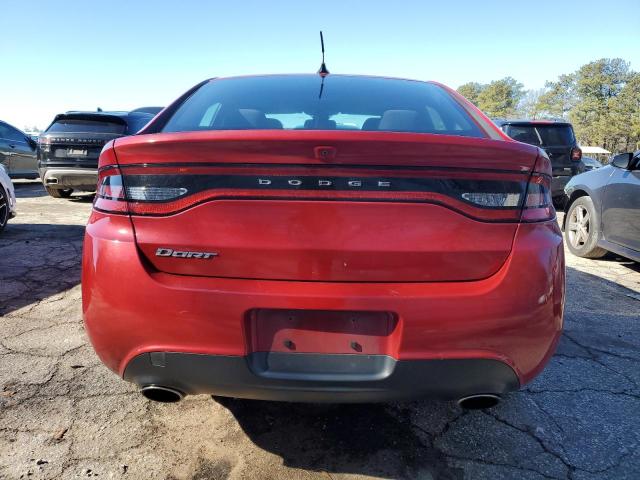 1C3CDFBB0FD415487 - 2015 DODGE DART SXT RED photo 6