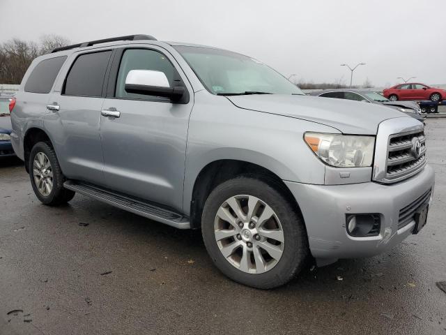 5TDJY5G12ES101196 - 2014 TOYOTA SEQUOIA LIMITED SILVER photo 4