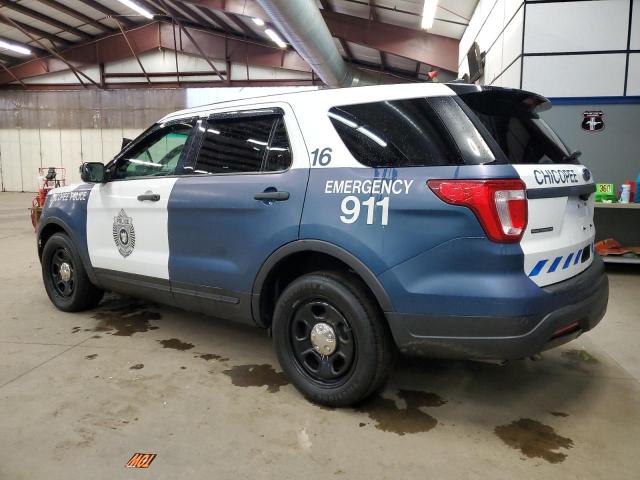 1FM5K8AR9KGB45815 - 2019 FORD EXPLORER POLICE INTERCEPTOR WHITE photo 2