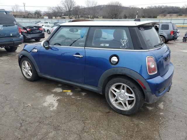 WMWMF73557TV30423 - 2007 MINI COOPER S BLUE photo 2