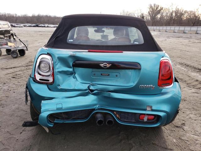 WMWWG9C54H3A92628 - 2017 MINI COOPER S TURQUOISE photo 6