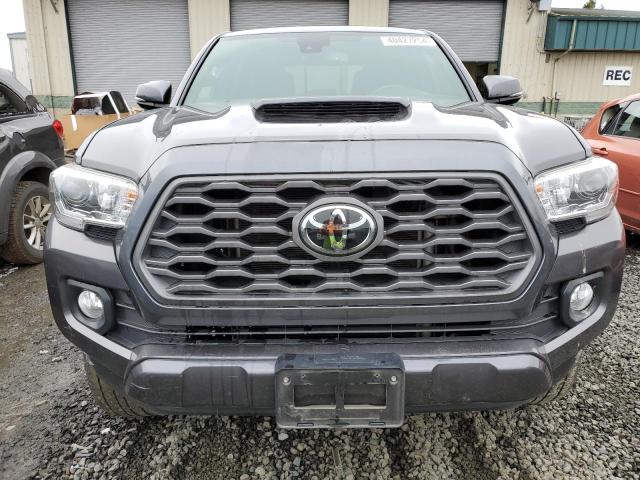 5TFCZ5AN5MX265911 - 2021 TOYOTA TACOMA DOUBLE CAB CHARCOAL photo 5