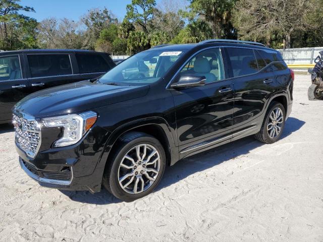 3GKALXEVXNL306906 - 2022 GMC TERRAIN DENALI BLACK photo 1