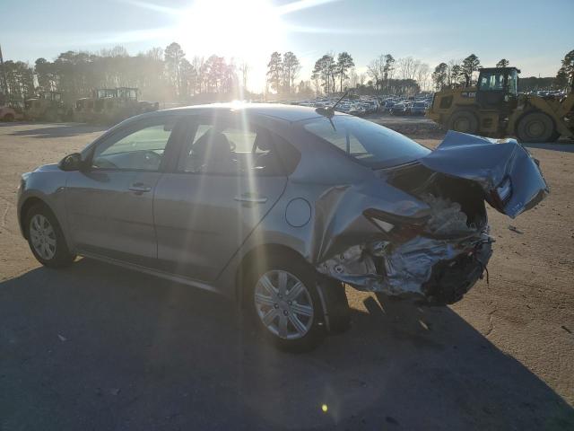 3KPA24AD3PE582734 - 2023 KIA RIO LX SILVER photo 2