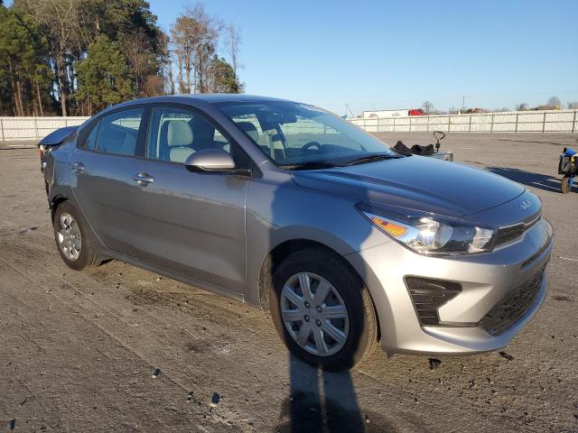 3KPA24AD3PE582734 - 2023 KIA RIO LX SILVER photo 4