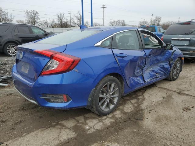 2HGFC1F71LH681508 - 2020 HONDA CIVIC EXL BLUE photo 3