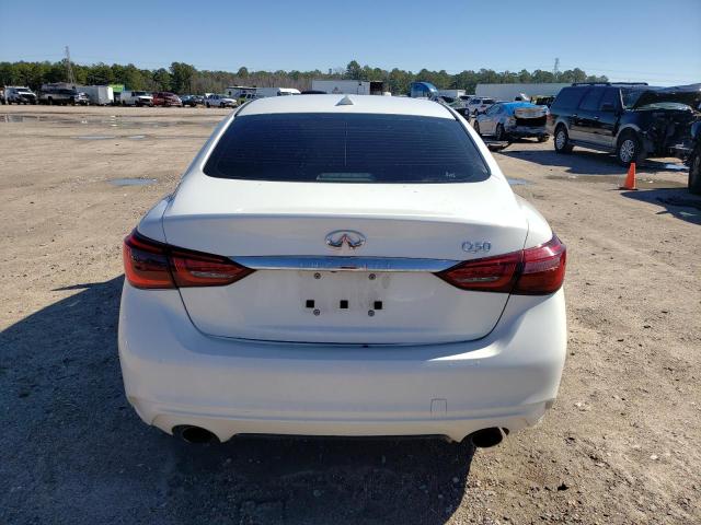 JN1EV7AP4JM361983 - 2018 INFINITI Q50 LUXE WHITE photo 6